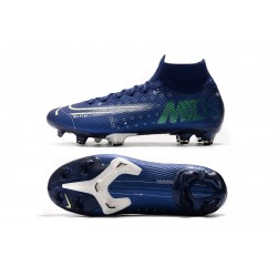 Nike Mercurial Superfly 7 Elite SE FG Deep Blue White Football Boots