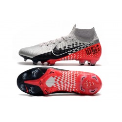 Nike Mercurial Superfly 7 Elite SE FG Red Silver Black Football Boots