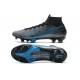 Nike Mercurial Superfly 7 Elite SE FG Silver Black Blue Football Boots