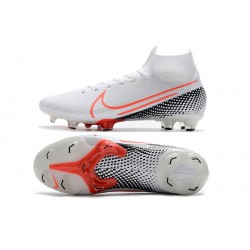 Nike Mercurial Superfly 7 Elite SE FG White Black Orange Football Boots