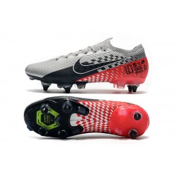 Nike Mercurial Superfly 7 Elite SG-PRO AC Low Silver Black Red Football Boots