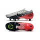 Nike Mercurial Superfly 7 Elite SG-PRO AC Low Silver Black Red Football Boots