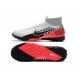 Nike Mercurial Superfly 7 Elite TF Black Red Silver Football Boots