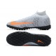 Nike Mercurial Superfly 7 Elite TF Grey Orange White Football Boots