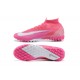 Nike Mercurial Superfly 7 Elite TF Grey Pink Peach Football Boots