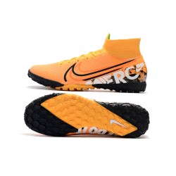 Nike Mercurial Superfly 7 Elite TF Orange Black White Football Boots