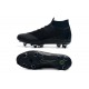 Nike Mercurial Superfly VI Elite SG AC All Black Green Football Boots