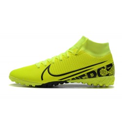 Nike Mercurial Superfly VII Academy TF Black Green Yellow Football Boots (5).jpg