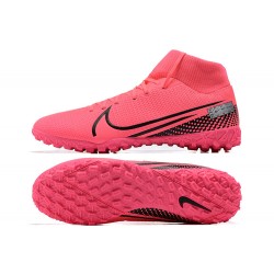 Nike Mercurial Superfly VII Academy TF Peach Black Football Boots