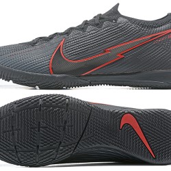 Nike Mercurial Vapor 13 Elite IC Black Red Grey Football Boots