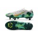 Nike Mercurial Vapor 13 Elite SG Low Grey Gold Green Football Boots