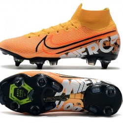 Nike Mercurial Vapor 13 Elite SG-PRO AC High Orange Black White Football Boots