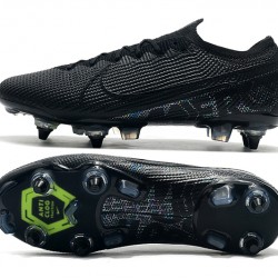 Nike Mercurial Vapor 13 Elite SG-PRO AC Low Black Green Football Boots