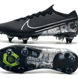 Nike Mercurial Vapor 13 Elite SG-PRO AC Low Silver Black Green Football Boots