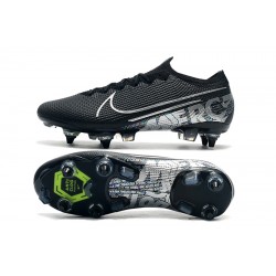 Nike Mercurial Vapor 13 Elite SG-PRO AC Low Silver Black Green Football Boots