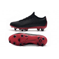 Nike Mercurial Vapor XII Elite SG Black Win-Red Football Boots