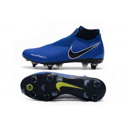 Nike Phantom Vision Elite DF SG Deep Blue Black Silver Football Boots