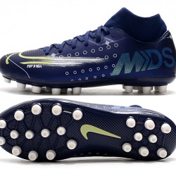 Nike Superfly 7 Academy AG Deep Blue White Football Boots