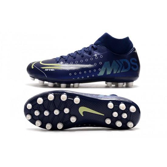 Nike Superfly 7 Academy AG Deep Blue White Football Boots