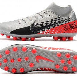 Nike Superfly 7 Academy AG Silver Black Orange Football Boots
