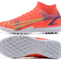 Nike Superfly 8 Academy TF High Mens Orange Blue Yellow White Football Boots