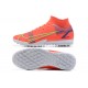 Nike Superfly 8 Academy TF High Mens Orange Blue Yellow White Football Boots
