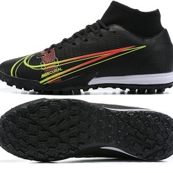 Nike Superfly 8 Academy TF High Mens White Black Red Green Football Boots