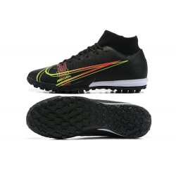 Nike Superfly 8 Academy TF High Mens White Black Red Green Football Boots