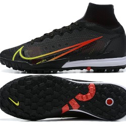 Nike Superfly 8 Elite TF High Mens Black White Green Red Football Boots