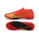 Nike Vapor 13 Elite TF Red Gold Black Football Boots