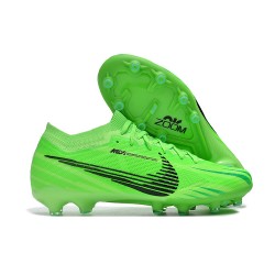 Nike Air Zoom Mercurial Vapor 15 Elite AG Low Football Boots Green Black For Men 