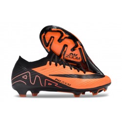 Nike Air Zoom Mercurial Vapor 15 Elite FG Low Football Boots Black Orange For Men/Women
