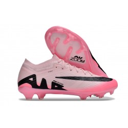 Nike Air Zoom Mercurial Vapor 15 Elite FG Low Football Boots Pink Black For Men/Women