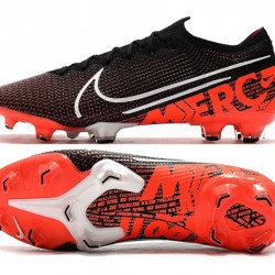 Nike Dream Speed Mercurial Vapor 13 Elite FG Black White Orange Football Boots
