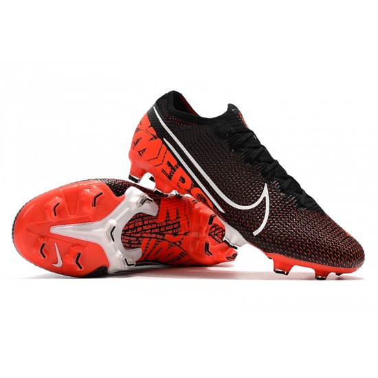 Nike Dream Speed Mercurial Vapor 13 Elite FG Black White Orange Football Boots