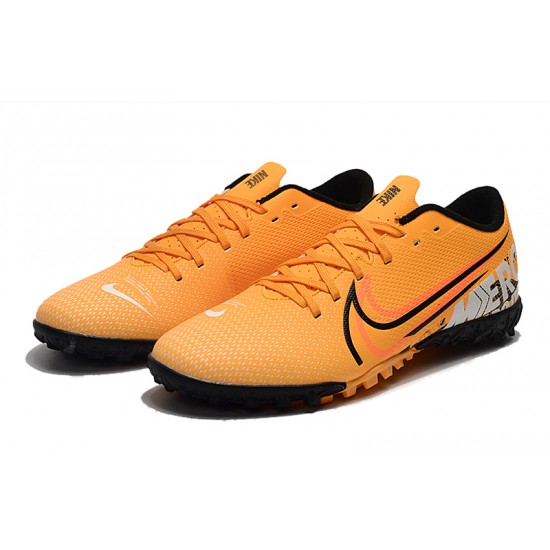 Nike Mercurial Vapor 13 Academy TF Black Orange Football Boots