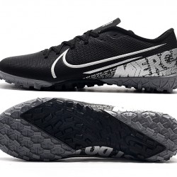 Nike Mercurial Vapor 13 Academy TF Black White Football Boots