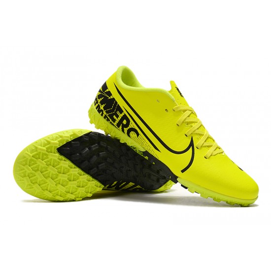 Nike Mercurial Vapor 13 Academy TF Black Yellow Football Boots