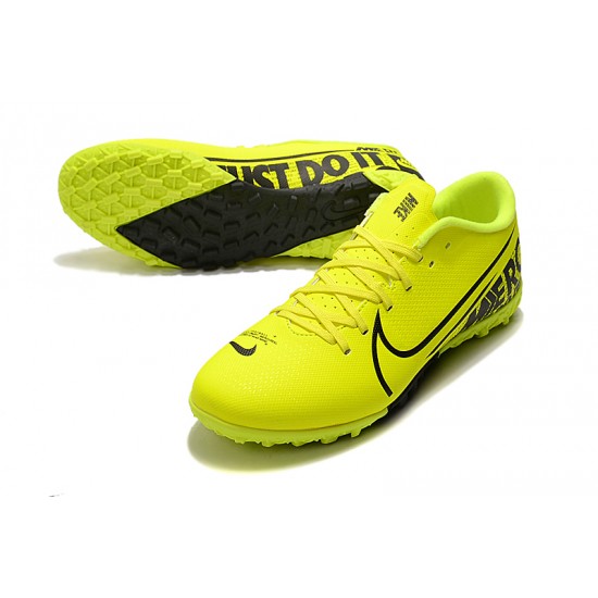 Nike Mercurial Vapor 13 Academy TF Black Yellow Football Boots