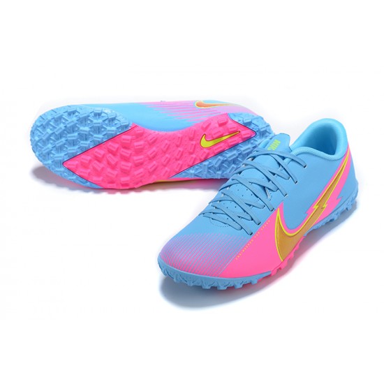 Nike Mercurial Vapor 13 Academy TF Blue Pink Football Boots