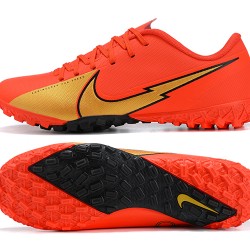 Nike Mercurial Vapor 13 Academy TF Red Gold Football Boots