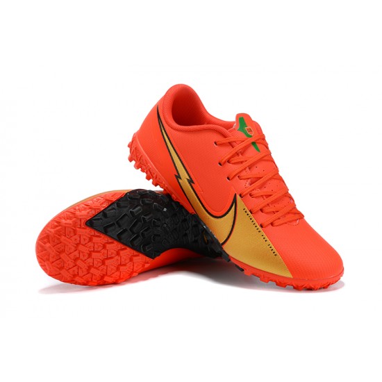 Nike Mercurial Vapor 13 Academy TF Red Gold Football Boots