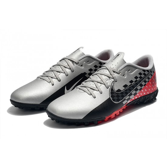 Nike Mercurial Vapor 13 Academy TF Silver Red Black Football Boots