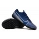 Nike Mercurial Vapor 13 Academy TF White Deep Blue Football Boots