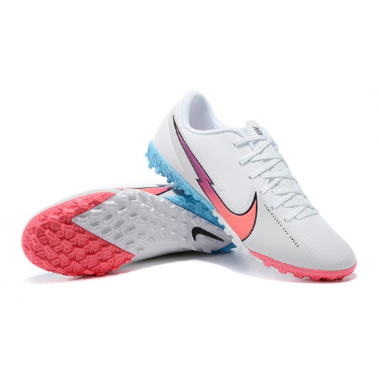 Nike Mercurial Vapor 13 Academy TF White LtBlue Pink Football Boots