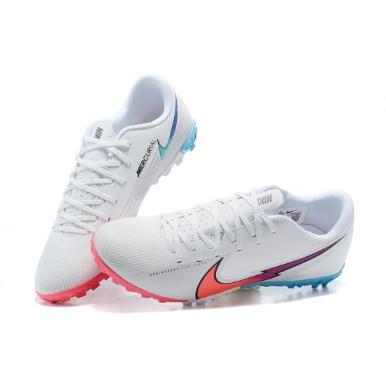 Nike Mercurial Vapor 13 Academy TF White LtBlue Pink Football Boots