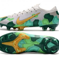 Nike Mercurial Vapor 13 Elite FG Beige Gold Green Football Boots