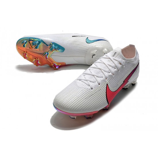 Nike Mercurial Vapor 13 Elite FG Beige White Pink Football Boots