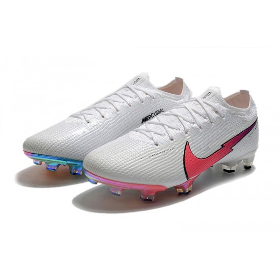 Nike Mercurial Vapor 13 Elite FG Beige White Pink Football Boots