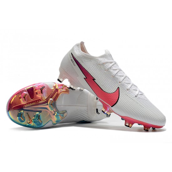 Nike Mercurial Vapor 13 Elite FG Beige White Pink Football Boots